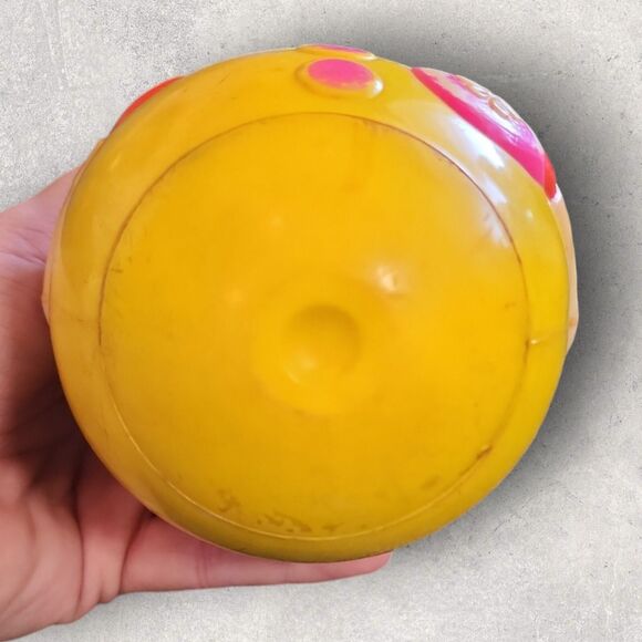 Vintage 1972 Creepy Clown Roly Poly Toy Halloween Chime Prop Haunted Nursery - Picture 5 of 8